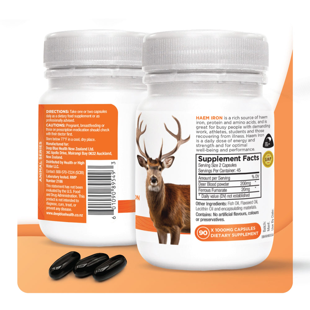 Haem Iron — supports energy, strength and red blood cell health