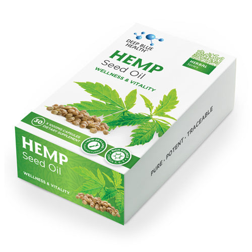 Hemp Seed Oil (blister pack) Deep Blue Health NZ