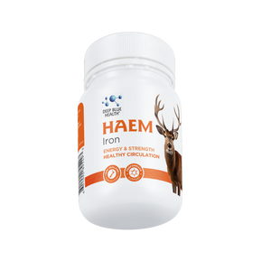 Haem Iron bottle — 90-capsule NZ haem iron supplement from pasture-raised deer