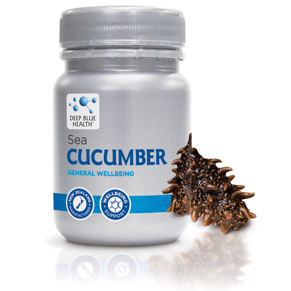Sea Cucumber bottle with ingredient detail