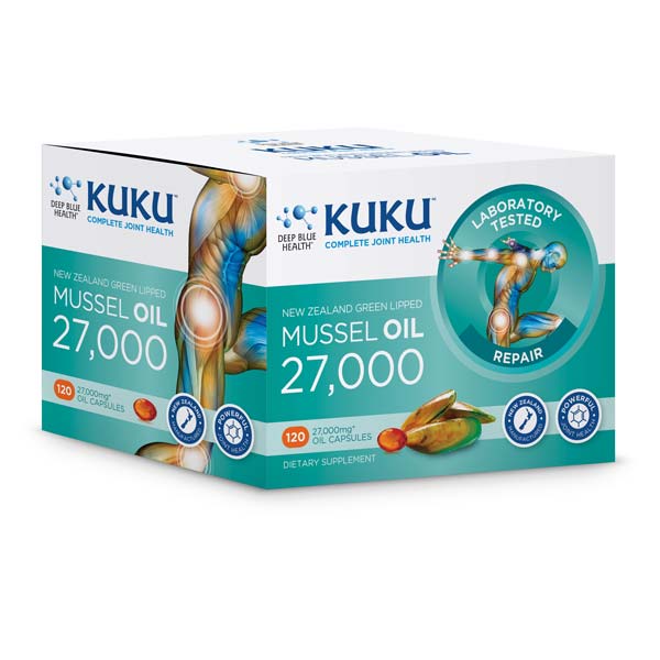 KUKU Mussel Oil 27,000mg - 120 caps