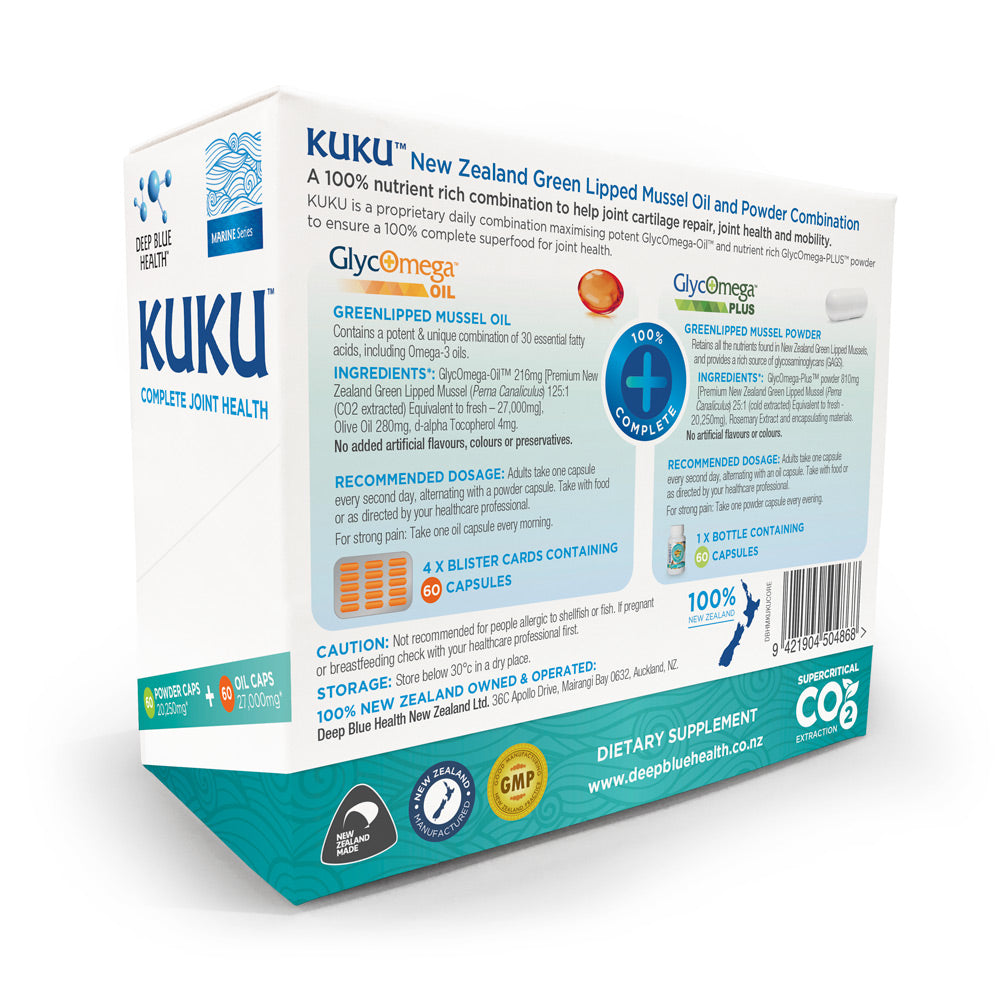 Kuku Shellfish Kuku Repair Combination | Joint Health NZ – Deep Blue Health NZ