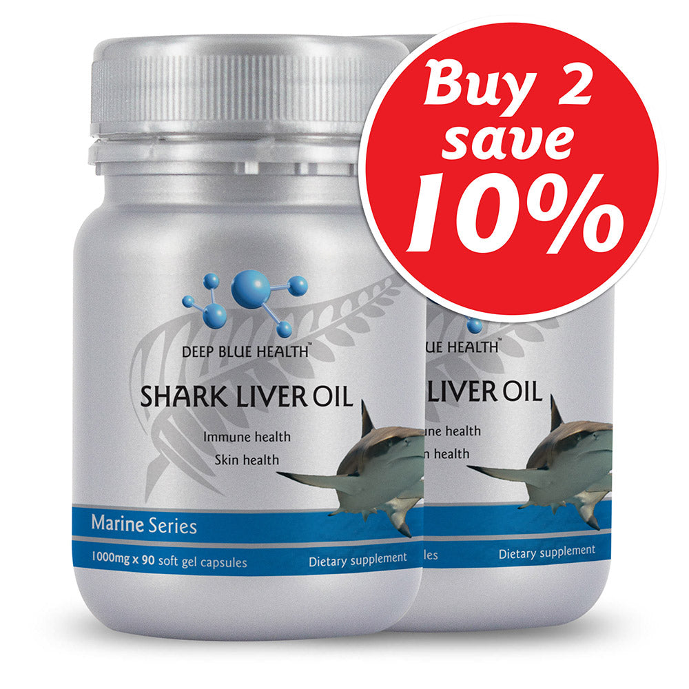 Shark Liver Oil - Save 10% with Twin Pack