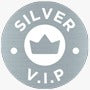 Silver V.I.P badge